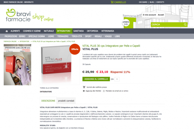 Scheda prodotto