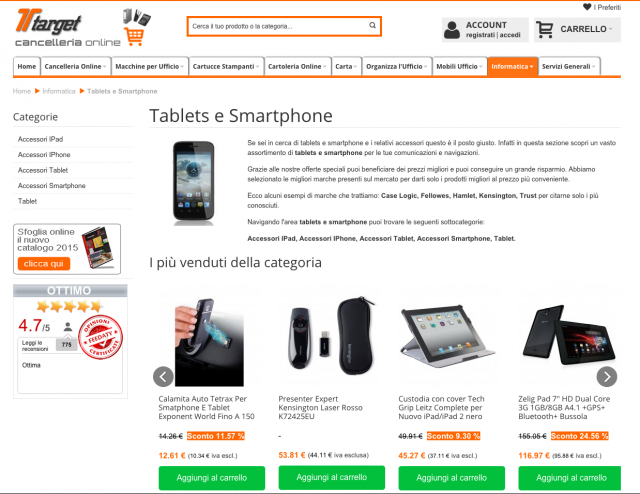 Pagina Categoria